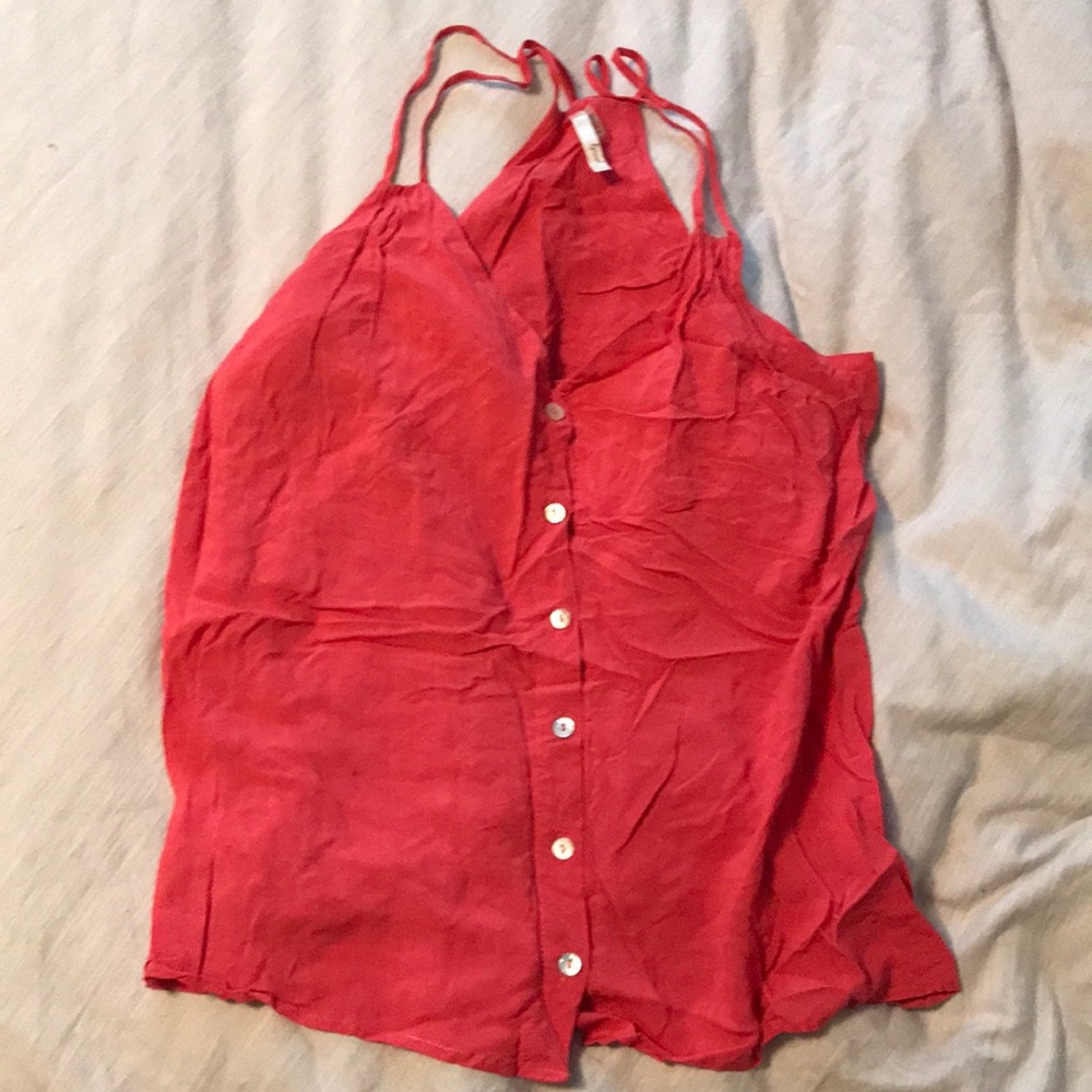 Urban outfitters button front tank